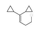 Cyclopropane,1,1'-(4-chloro-1-buten-1-ylidene)bis- Structure