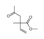 methyl 2-ethenyl-2-methyl-4-oxopentanoate结构式