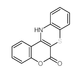 12H-chromeno[3,4-b][1,4]benzothiazin-6-one结构式