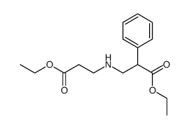 ethyl 3-[(2-ethoxycarbonyl)ethylamino]-2-phenylpropionate结构式