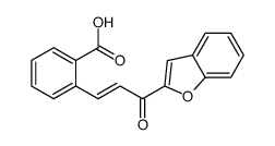 2-[3-(1-benzofuran-2-yl)-3-oxoprop-1-enyl]benzoic acid结构式