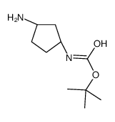 ((1R,3S)-3-Aminocyclopentyl)carbamic acid tert-butyl ester picture