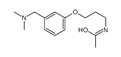 N-[3-[3-[(dimethylamino)methyl]phenoxy]propyl]acetamide结构式