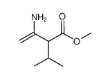 3-Butenoic acid,3-amino-2-(1-methylethyl)-,methyl ester Structure