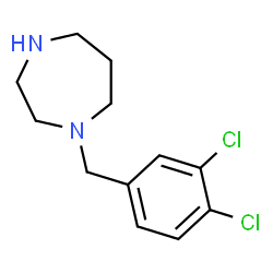 1-(3,4-Dichlorobenzyl)-1,4-diazepane结构式