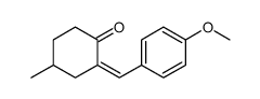 2-[(4-methoxyphenyl)methylidene]-4-methylcyclohexan-1-one Structure