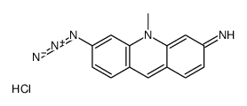 6-azido-10-methylacridin-10-ium-3-amine,chloride结构式