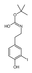 N-tert-Butoxycarbonyl 3-Iodotyramine structure