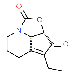 1H-2-Oxa-7a-azacyclopent[cd]indene-1,3(5H)-dione,4-ethyl-2a,6,7,7b-tetrahydro-,(2aS-cis)- (9CI)结构式
