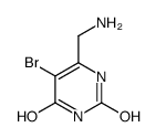 Uracil, 6-(aminomethyl)-5-bromo- (8CI) Structure