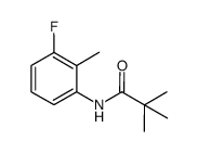 Propanamide, N-(3-fluoro-2-methylphenyl)-2,2-dimethyl- (9CI)结构式
