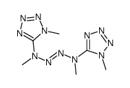N,1-dimethyl-N-[[methyl-(1-methyltetrazol-5-yl)amino]diazenyl]tetrazol-5-amine结构式