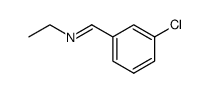 1-(3-chlorophenyl)-N-ethylmethanimine Structure