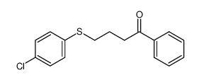 4-((4-chlorophenyl)thio)-1-phenylbutan-1-one Structure