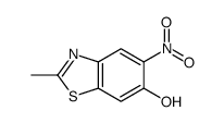2-methyl-5-nitro-1,3-benzothiazol-6-ol Structure