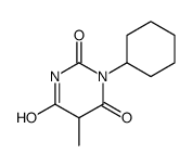 1-Cyclohexyl-5-methylbarbituric acid Structure