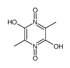 2,5-dihydroxy-3,6-dimethylpyrazine 1,4-dioxide Structure