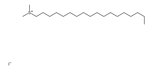 dimethyl(octadecyl)sulfanium,iodide Structure