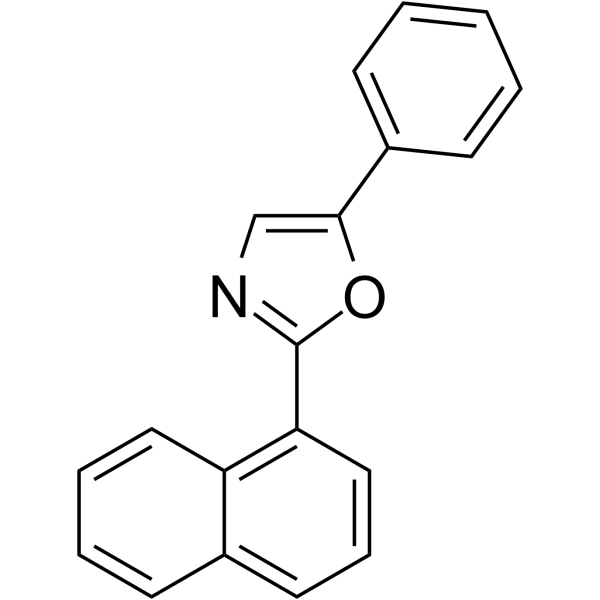 2-(1-naphthyl)-5-phenyloxazole Structure