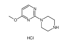 4-Methoxy-2-(1-piperazinyl)pyrimidine hydrochloride Structure