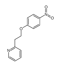 4-[2-(2-pyridyl)ethoxy]nitrobenzene结构式