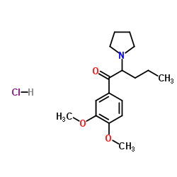 3,4-dimethoxy-.α.-Pyrrolidinopentiophenone (hydrochloride)图片