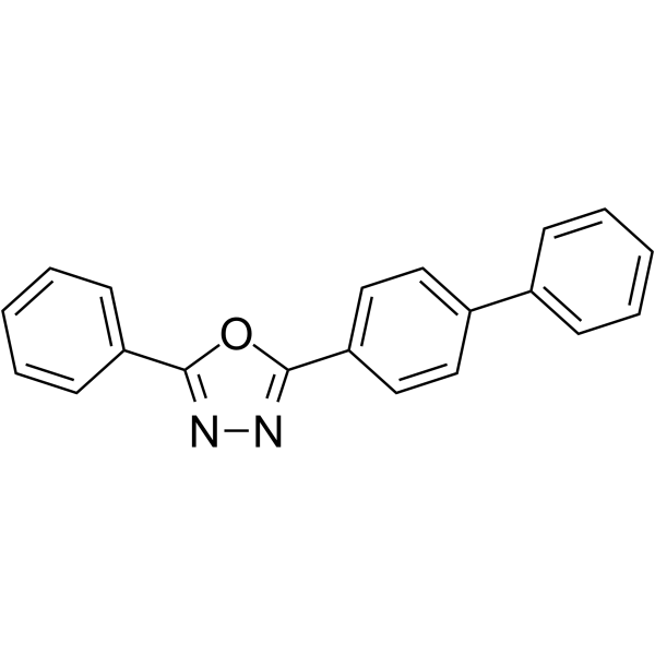 2-(4-BIPHENYLYL)-5-PHENYL-1,3,4-OXADIAZOLE structure