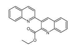 ethyl 3-quinolin-2-ylquinoline-2-carboxylate结构式