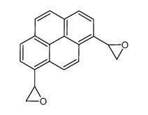 2-[8-(oxiran-2-yl)pyren-1-yl]oxirane Structure