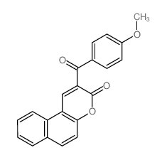 3H-Naphtho[2,1-b]pyran-3-one, 2-(4-methoxybenzoyl)- picture