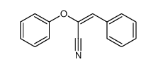 phenoxy-2 phenyl-3 propene nitrile Structure