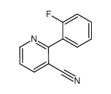 2-(2-fluorophenyl)nicotinonitrile结构式