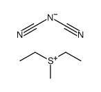 Diethylmethylsulfonium dicyanamide结构式