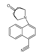 4-(3-oxo-8-azabicyclo[3.2.1]octan-8-yl)naphthalene-1-carbonitrile结构式