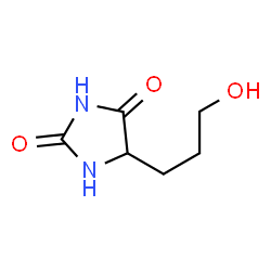 2,4-Imidazolidinedione,5-(3-hydroxypropyl)-结构式