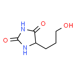 2,4-Imidazolidinedione,5-(3-hydroxypropyl)- Structure