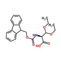 L-Serine, 3-ethoxy-O-ethyl-N-[(9H-fluoren-9-ylmethoxy)carbonyl]- Structure