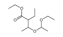 ethyl 3-(1-ethoxyethoxy)-2-ethylbutanoate Structure