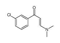 (E)-1-(3-氯苯基)-3-(二甲氨基)丙-2-烯-1-酮结构式