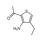 Ethanone, 1-(3-amino-4-ethyl-2-thienyl)- (9CI)结构式