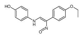 4-[[2-(4-ethoxyphenyl)-2-nitrosoethenyl]amino]phenol结构式