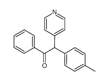 1-Phenyl-2-(4-pyridyl)-2-(p-tolyl)-1-ethanon结构式