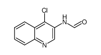 N-(4-chloroquinolin-3-yl)formamide结构式