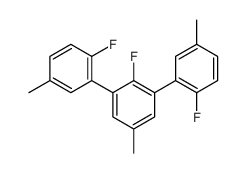 2-fluoro-1,3-bis(2-fluoro-5-methylphenyl)-5-methylbenzene结构式