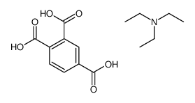 benzene-1,2,4-tricarboxylic acid,N,N-diethylethanamine结构式