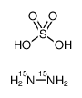 Hydrazine sulfate-15N2 structure