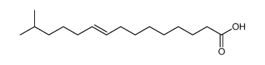 14-methylpentadec-9-enoic acid结构式