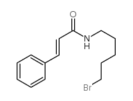 n-(5-bromo-pentyl)-3-phenyl-acrylamide结构式