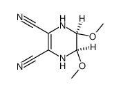 cis-2,3-dimethoxy-5,6-dicyano-1,2,3,4-tetrahydropyrazine结构式
