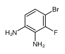4-bromo-3-fluorobenzene-1,2-diamine Structure